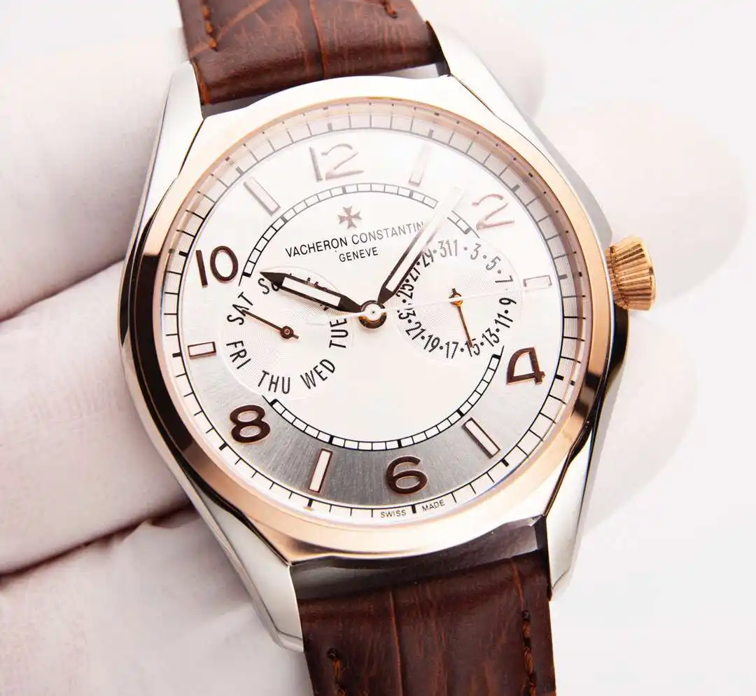 General Watches Vacheron Constantin @Denton watch men's watch with original fully automatic mechanical movement top 316 stainless steel case strap mineral super mirror diameter 41mm KK03250 1 view 9