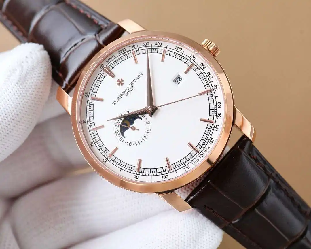 General Watches Watch Men's watch with original fully automatic mechanical movement, top-grade 316 stainless steel case and strap, mineral super mirror, diameter 41cm KK07850 2 view 8