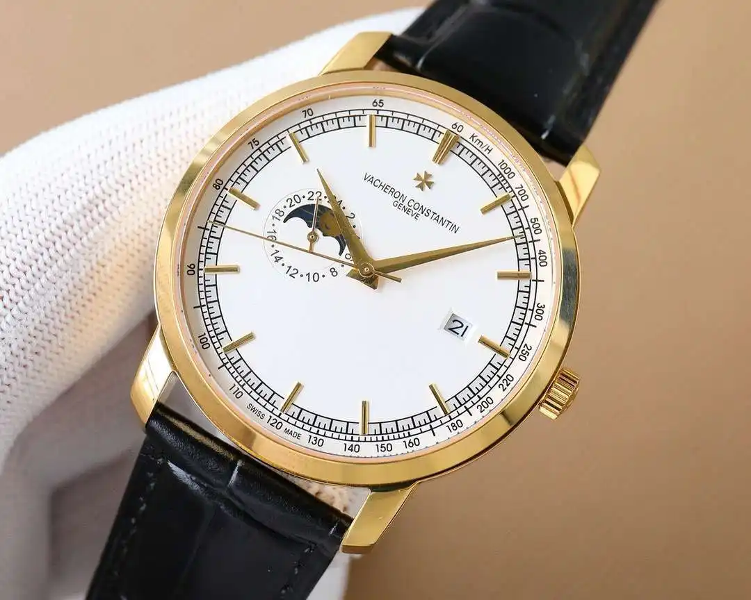 General Watches Watch Men's watch with original fully automatic mechanical movement, top-grade 316 stainless steel case and strap, mineral super mirror, diameter 41cm KK07850 2 view 9