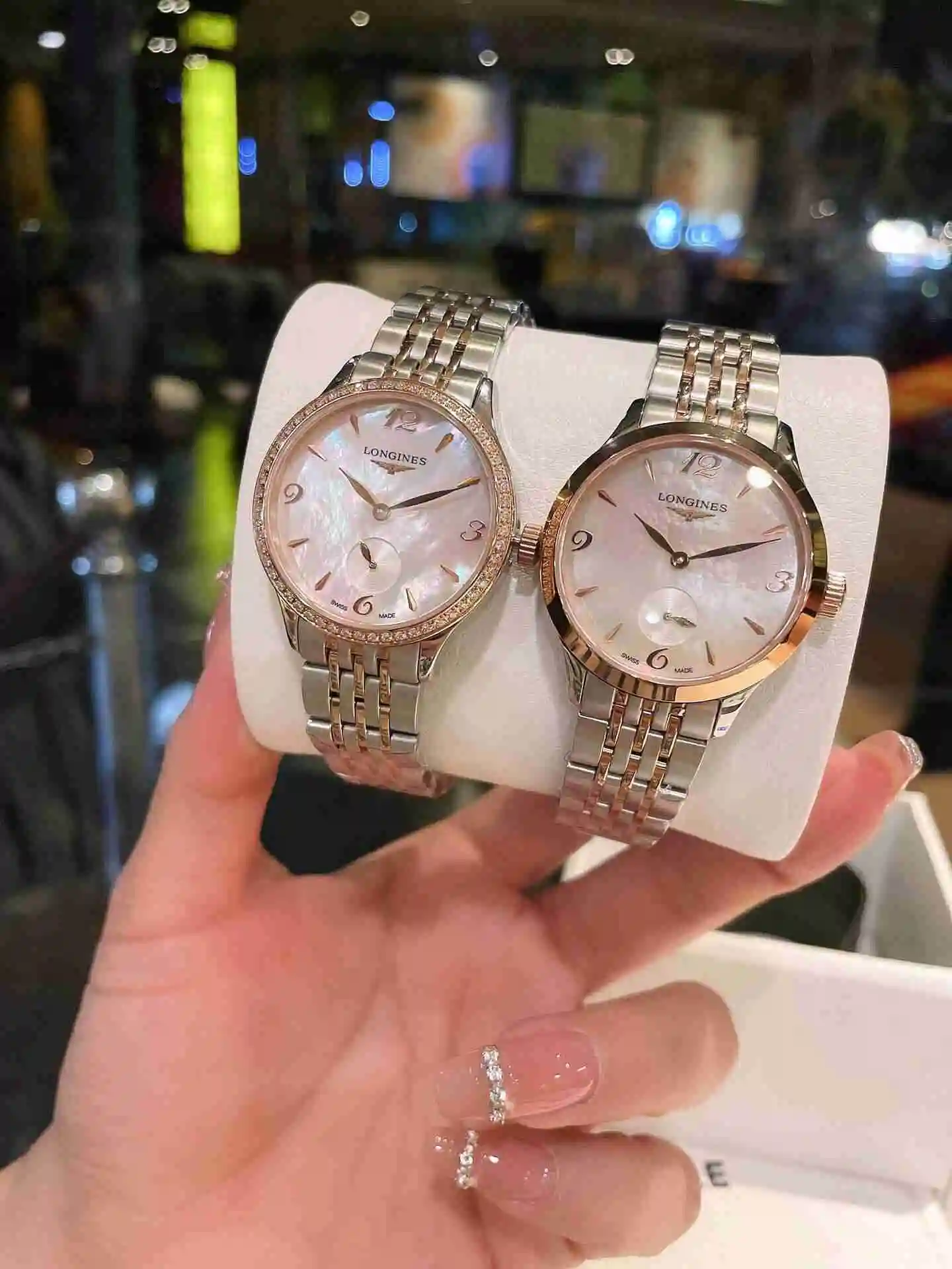 General Watches Longines Watch Women's Watch Paired with Original Fully Automatic Mechanical Movement Top Grade 316 Precision Steel Case with Mineral Super Strong Mirror Diameter 32mm KK02650 1 view 3