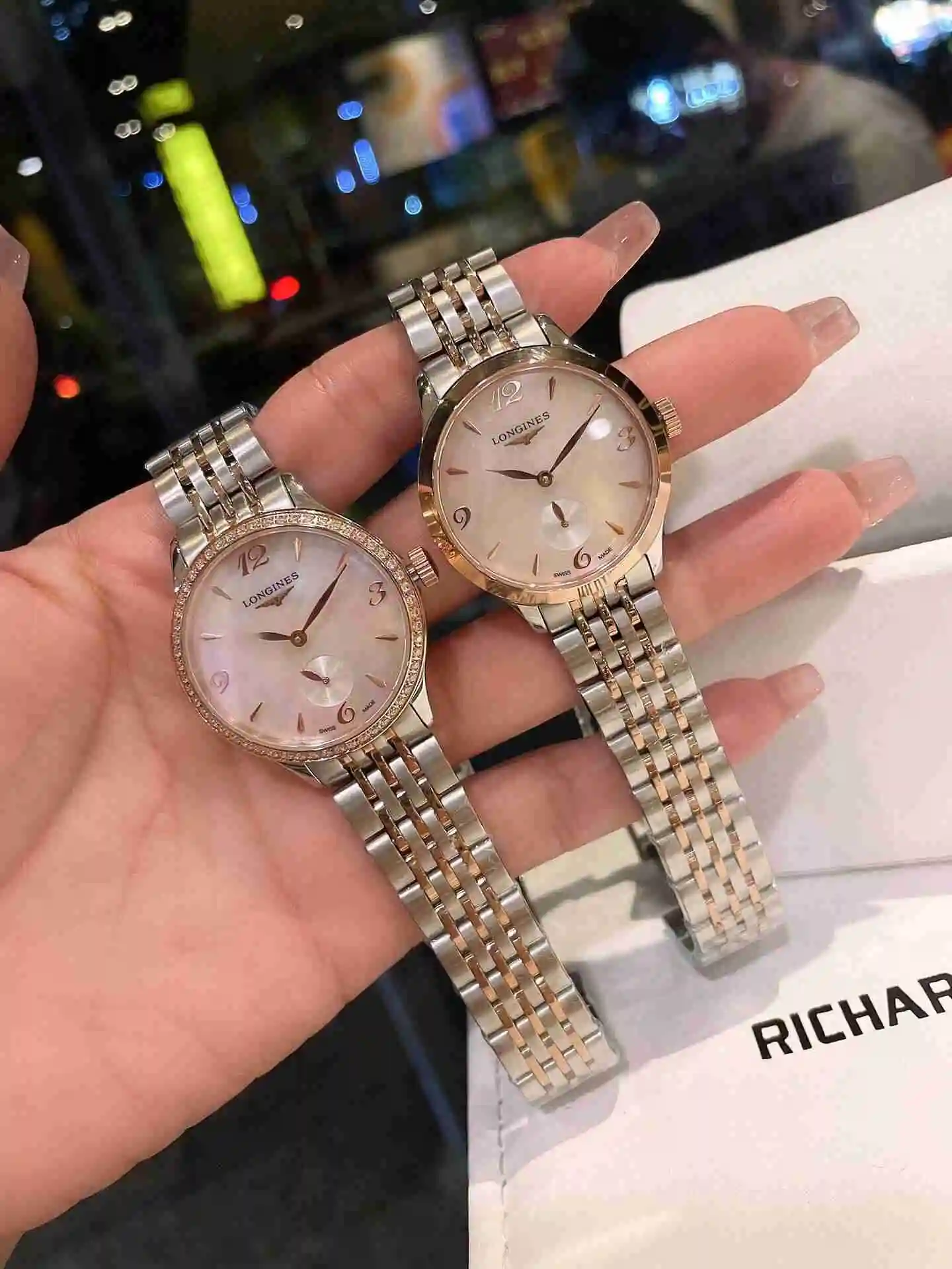 General Watches Longines Watch Women's Watch Paired with Original Fully Automatic Mechanical Movement Top Grade 316 Precision Steel Case with Mineral Super Strong Mirror Diameter 32mm KK02650 1 view 8