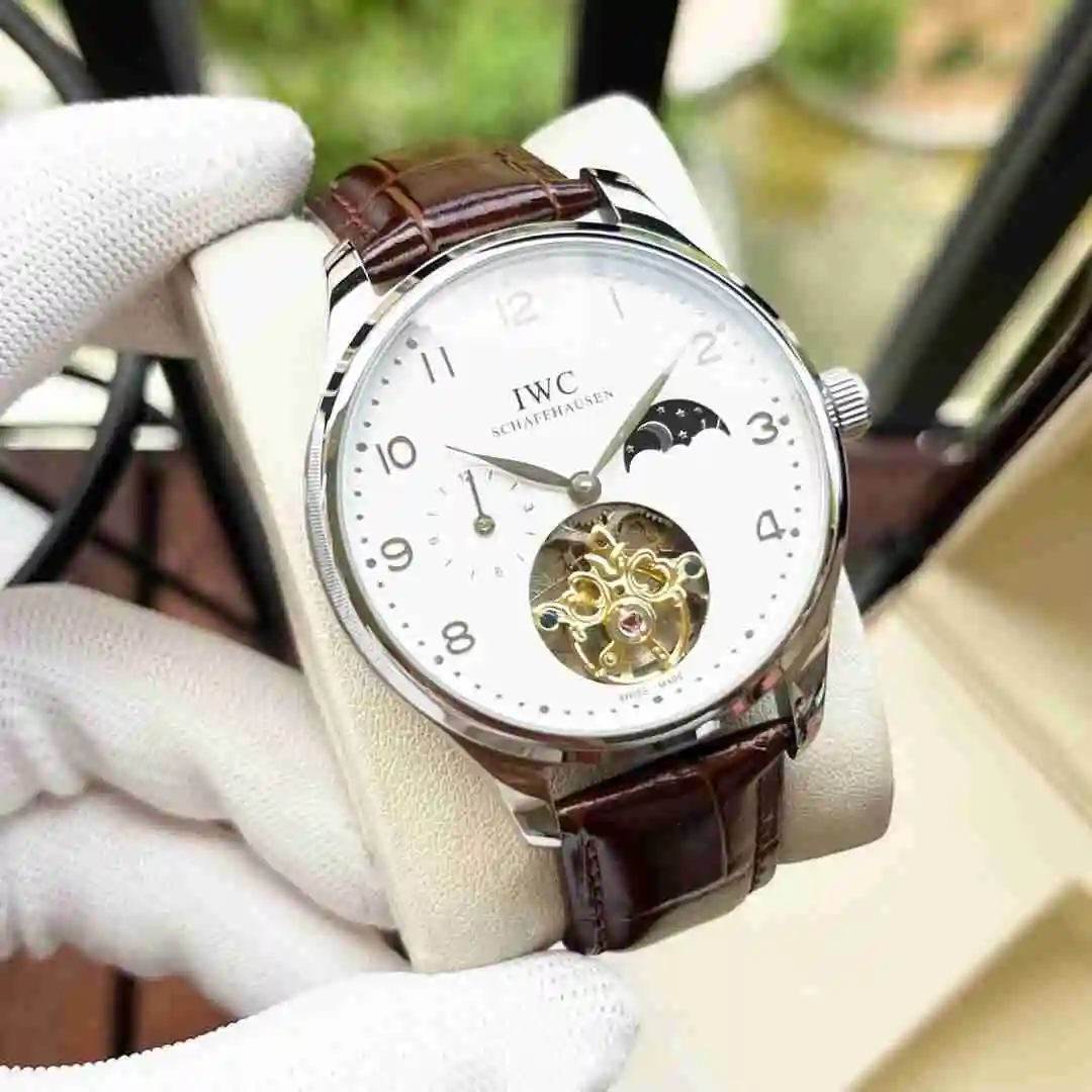 General Watches IWC Wanguo Watch Men's Watch Paired with Original Fully Automatic Mechanical Movement Top Grade 316 Precision Steel Case with Mineral Super Strong Mirror Diameter 42mm KK05350 1 view 7