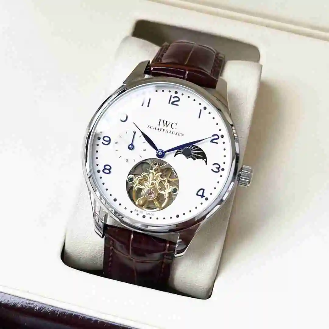 General Watches IWC Wanguo Watch Men's Watch Paired with Original Fully Automatic Mechanical Movement Top Grade 316 Precision Steel Case with Mineral Super Strong Mirror Diameter 42mm KK05350 1 view 9