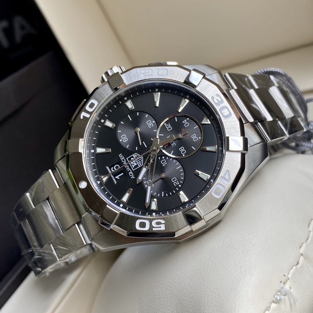 TAG Heuer Aquaracer Stainless Steel Quartz 43mm Watch view 5