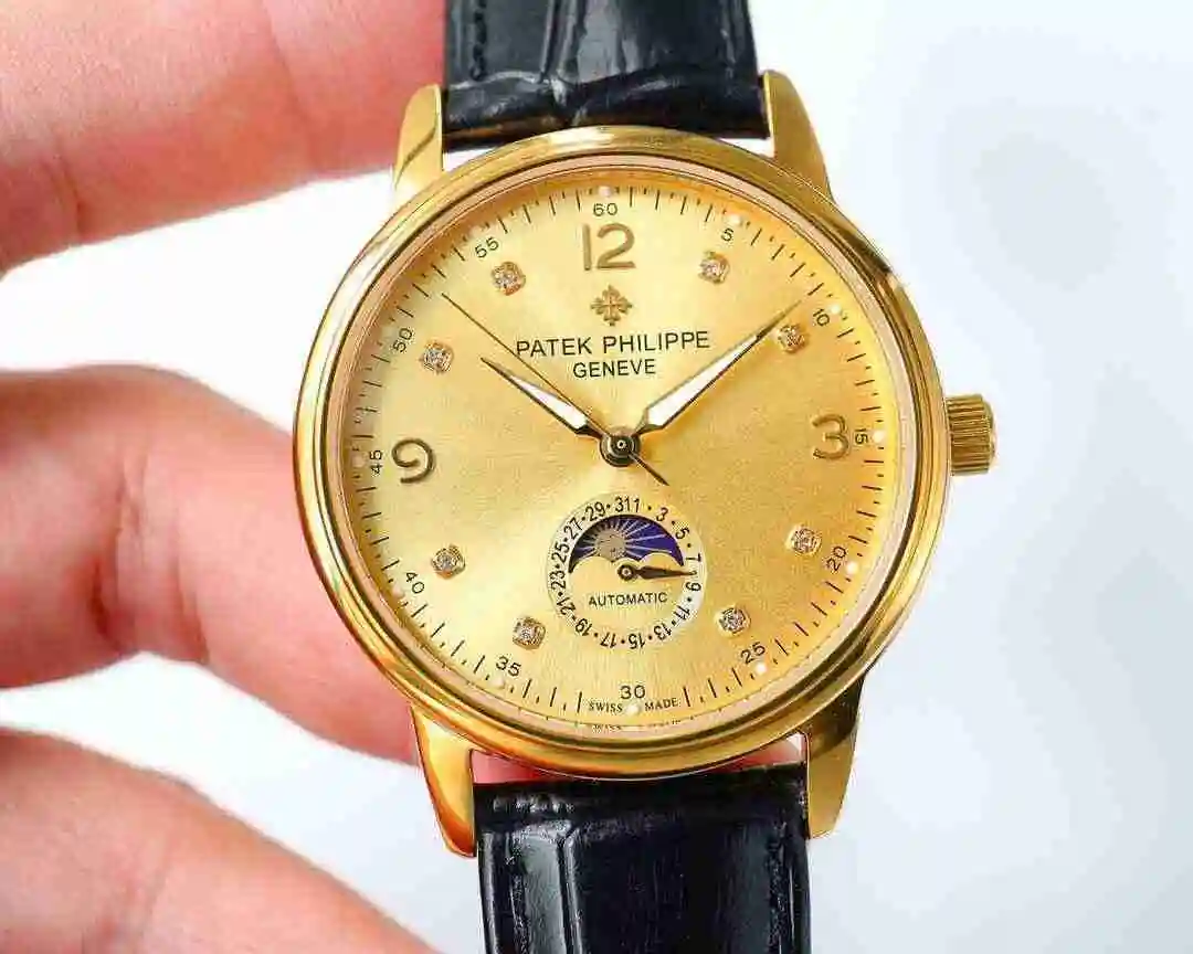 General Watches Patek Philippe Watch Men's Watch Paired with Original Fully Automatic Mechanical Movement Top Grade 316 Precision Steel Case Case with Mineral Super Strong Mirror Diameter 40mm kk09800 view 6