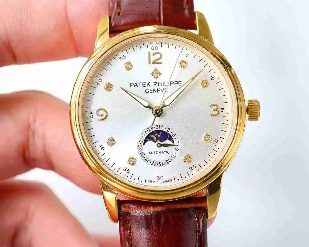 General Watches Patek Philippe Watch Men's Watch Paired with Original Fully Automatic Mechanical Movement Top Grade 316 Precision Steel Case Case with Mineral Super Strong Mirror Diameter 40mm kk09800 view 7