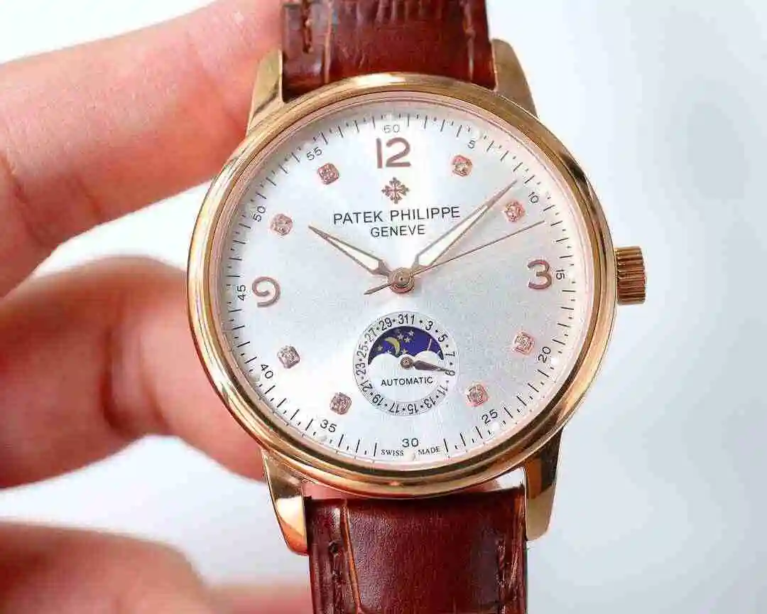 General Watches Patek Philippe Watch Men's Watch Paired with Original Fully Automatic Mechanical Movement Top Grade 316 Precision Steel Case Case with Mineral Super Strong Mirror Diameter 40mm kk09800 view 8
