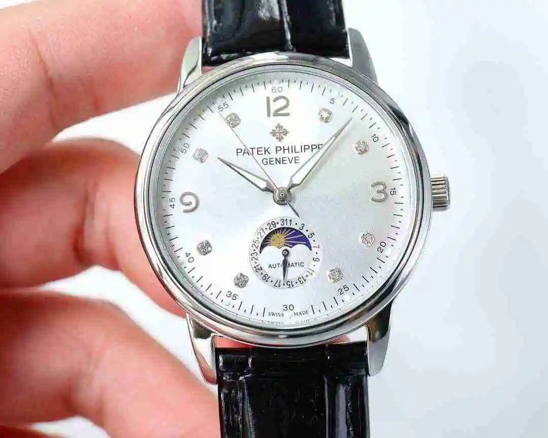General Watches Patek Philippe Watch Men's Watch Paired with Original Fully Automatic Mechanical Movement Top Grade 316 Precision Steel Case Case with Mineral Super Strong Mirror Diameter 40mm kk09800 view 9
