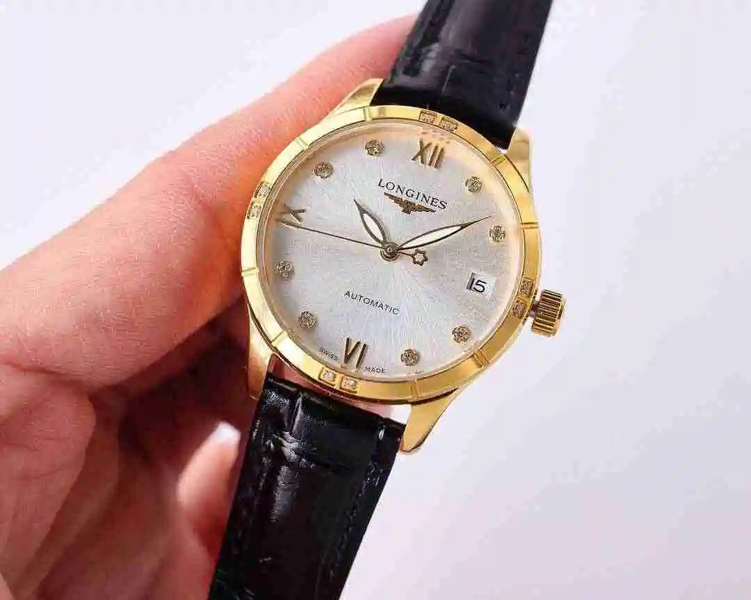 General Watches Longines watch for women with original fully automatic mechanical movement, top grade 316 precision steel case with mineral super strong mirror diameter 33mm kk07800 3 view 5