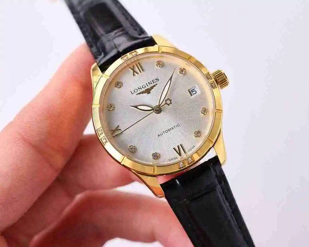General Watches Longines watch for women with original fully automatic mechanical movement, top grade 316 precision steel case with mineral super strong mirror diameter 33mm kk07800 3 view 7