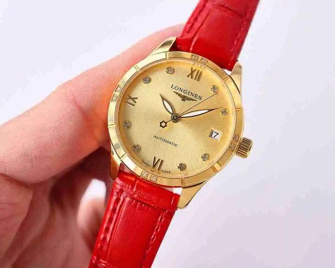 General Watches Longines watch for women with original fully automatic mechanical movement, top grade 316 precision steel case with mineral super strong mirror diameter 33mm kk07800 3 view 8