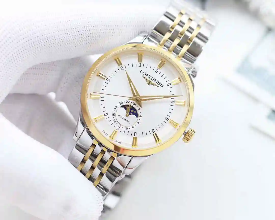 General Watches Longines Watch Men's Watch Paired with Original Fully Automatic Mechanical Movement Top Grade 316 Precision Steel Case with Mineral Super Strong Mirror Diameter 42mm KK04450 1 view 5