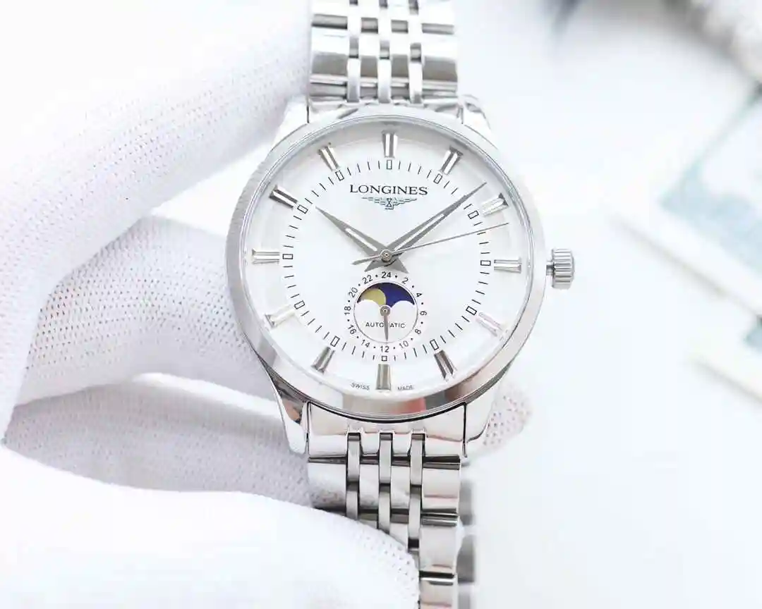 General Watches Longines Watch Men's Watch Paired with Original Fully Automatic Mechanical Movement Top Grade 316 Precision Steel Case with Mineral Super Strong Mirror Diameter 42mm KK04450 1 view 6
