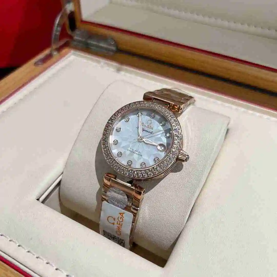 General Watches Omega Watch Women's Watch Paired with Original Fully Automatic Mechanical Movement Top Grade 316 Precision Steel Case with Mineral Super Strong Mirror Diameter 30mm KK03050 1 view 5