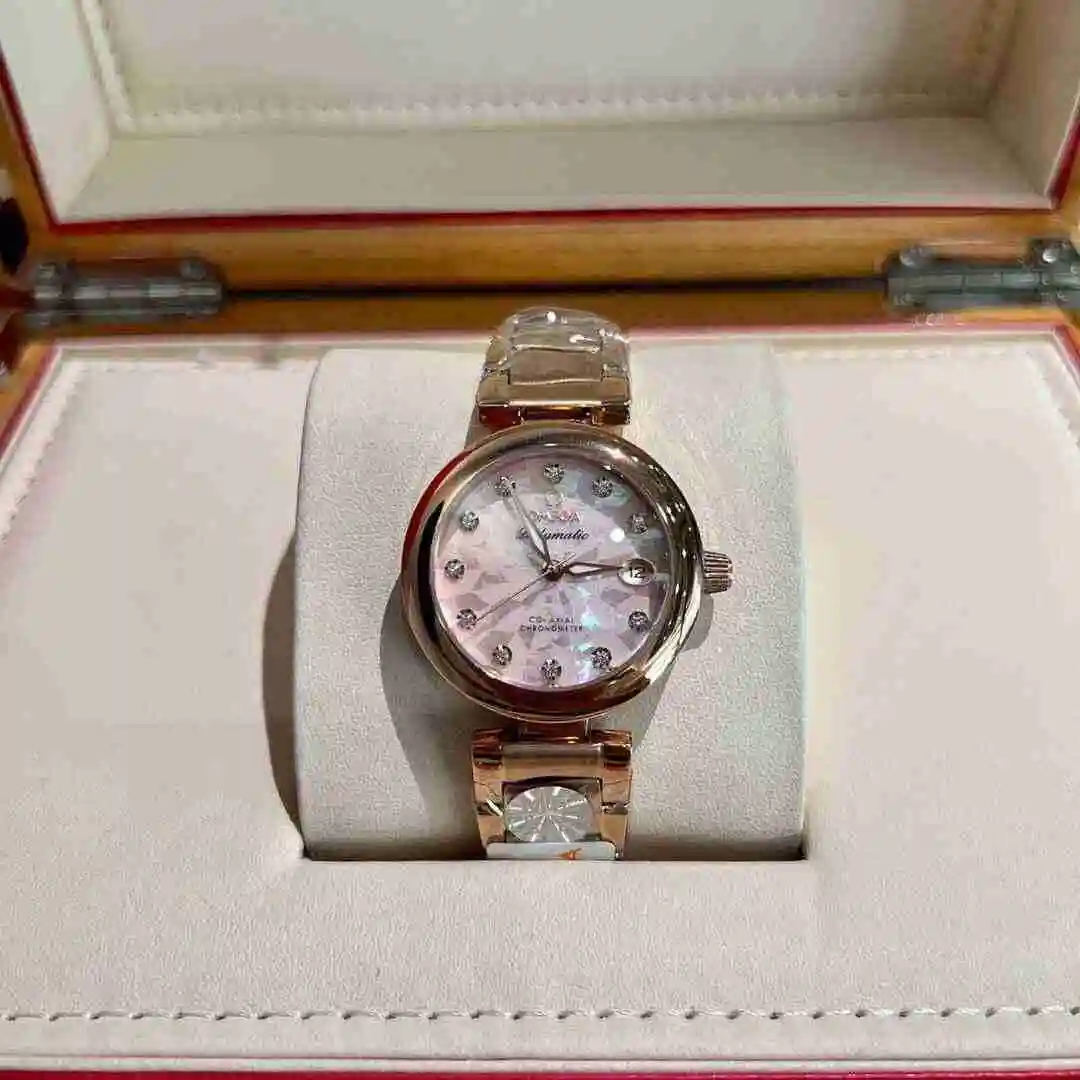 General Watches Omega Watch Women's Watch Paired with Original Fully Automatic Mechanical Movement Top Grade 316 Precision Steel Case with Mineral Super Strong Mirror Diameter 30mm KK03050 1 view 6