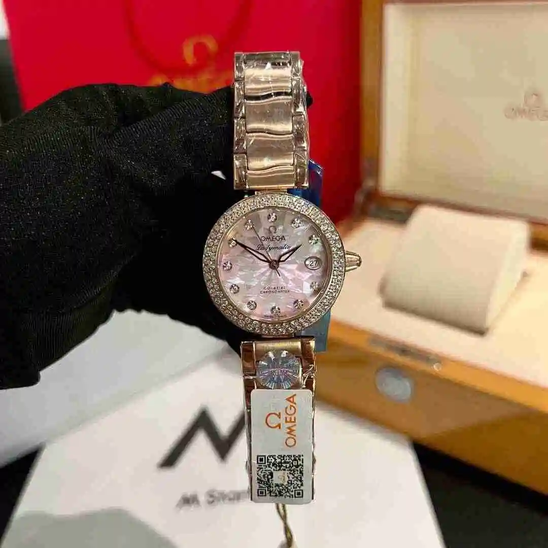 General Watches Omega Watch Women's Watch Paired with Original Fully Automatic Mechanical Movement Top Grade 316 Precision Steel Case with Mineral Super Strong Mirror Diameter 30mm KK03050 1 view 9