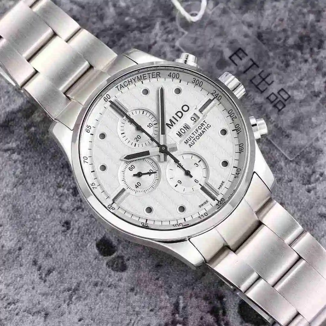 General Watches Meidu White 0 Gold+50 Steel+50 Watch view 5