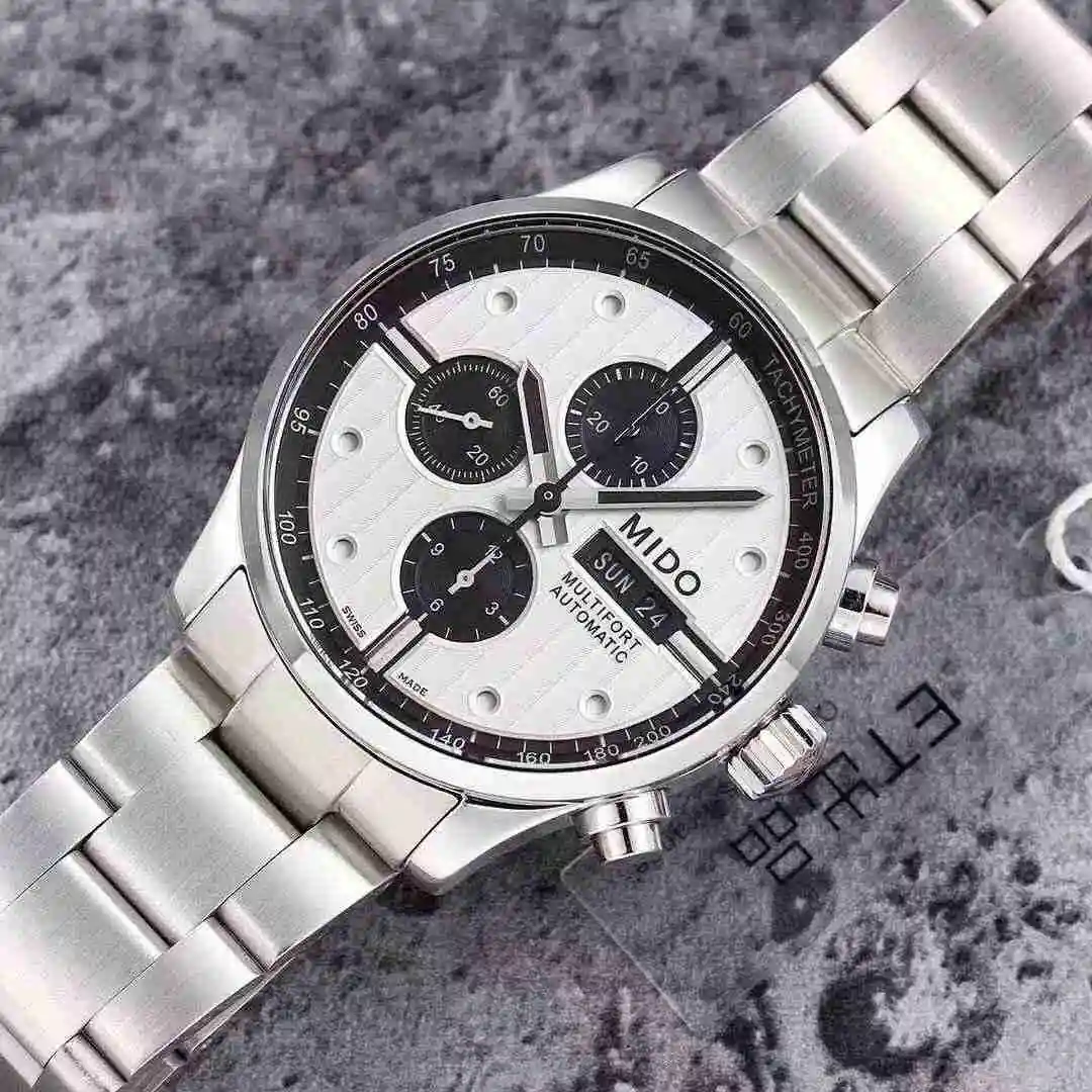 General Watches Meidu White 0 Gold+50 Steel+50 Watch view 6