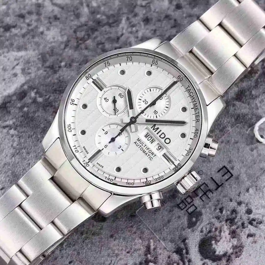 General Watches Meidu White 0 Gold+50 Steel+50 Watch view 7