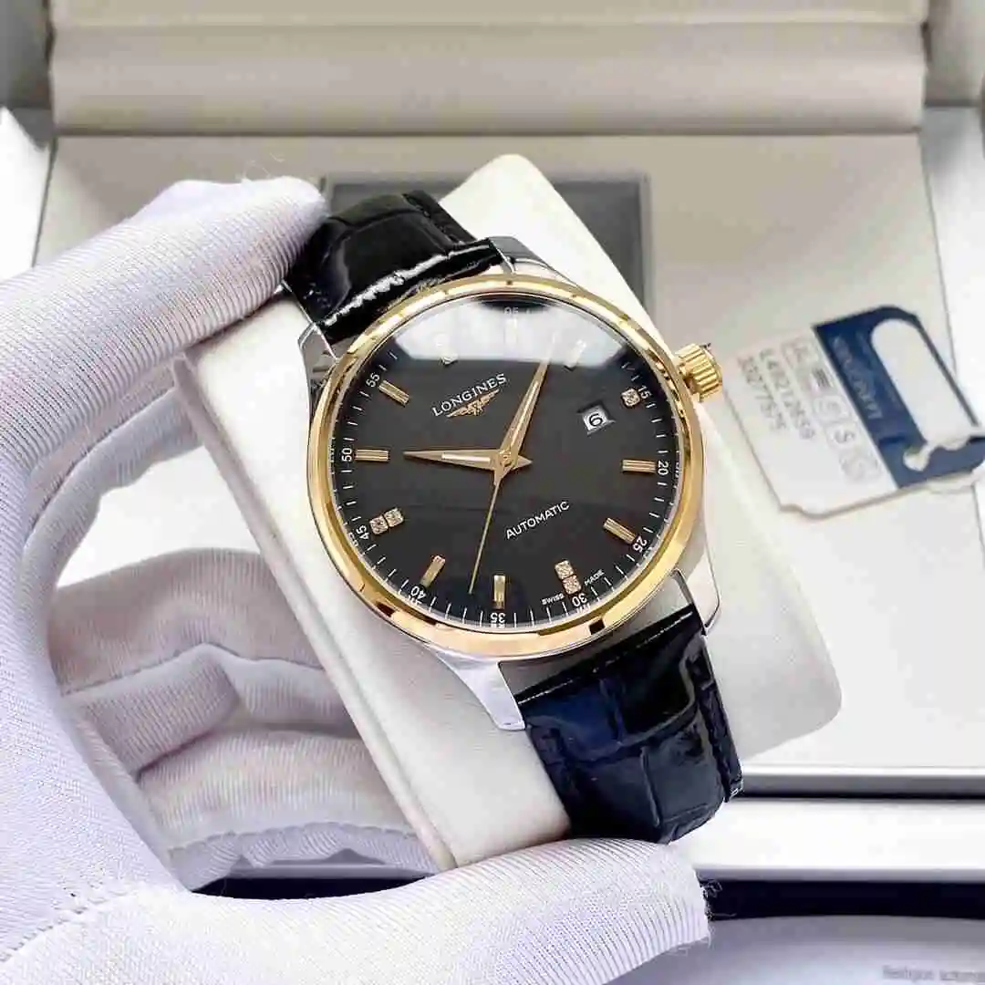 General Watches Longines Watch Men's Watch Paired with Original Fully Automatic Mechanical Movement Top Grade 316 Precision Steel Case with Mineral Super Strong Mirror Diameter 40mm KK04550 3 view 8