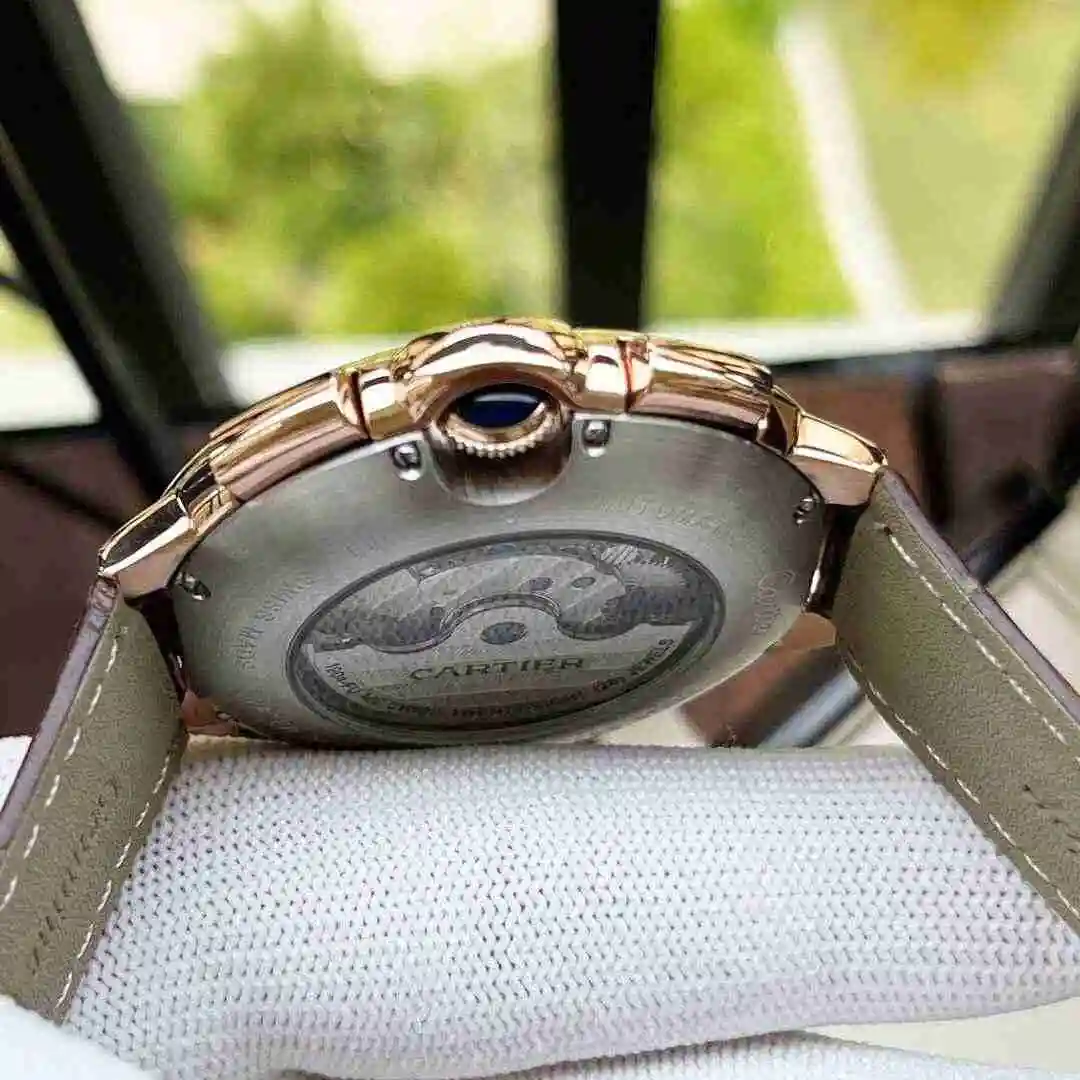 General Watches Cartier Watch Men's Watch Paired with Original Fully Automatic Mechanical Movement Top Grade 316 Precision Steel Case with Mineral Super Strong Mirror Diameter 44mm KK05250 1 view 4