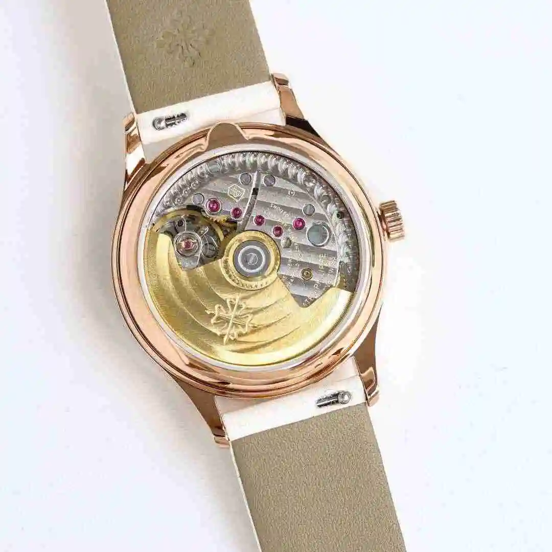 General Watches Patek Philippe Watch Women's Watch Paired with Original Fully Automatic Mechanical Movement Top Grade 316 Precision Steel Case with Mineral Super Strong Mirror Diameter 39mm kk view 3