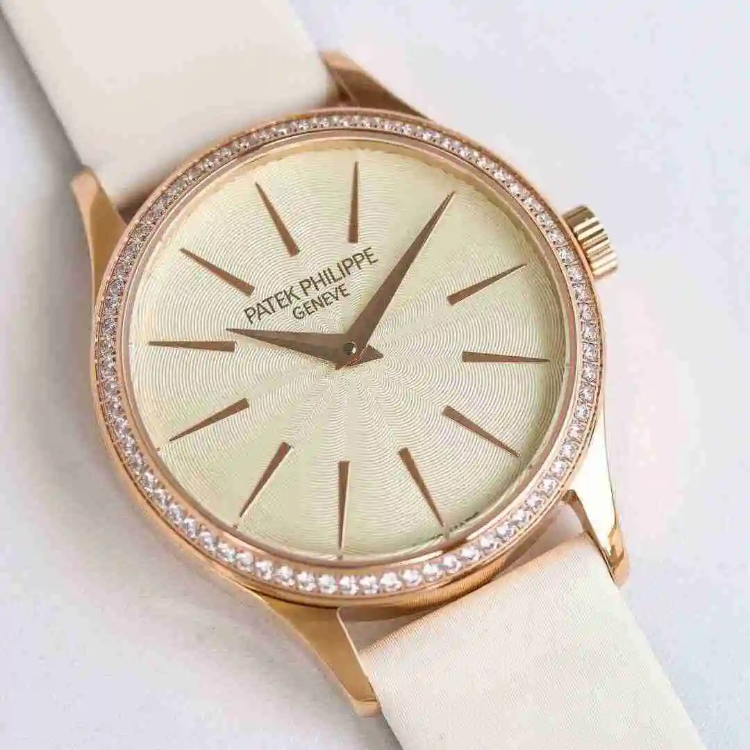 General Watches Patek Philippe Watch Women's Watch Paired with Original Fully Automatic Mechanical Movement Top Grade 316 Precision Steel Case with Mineral Super Strong Mirror Diameter 39mm kk view 6