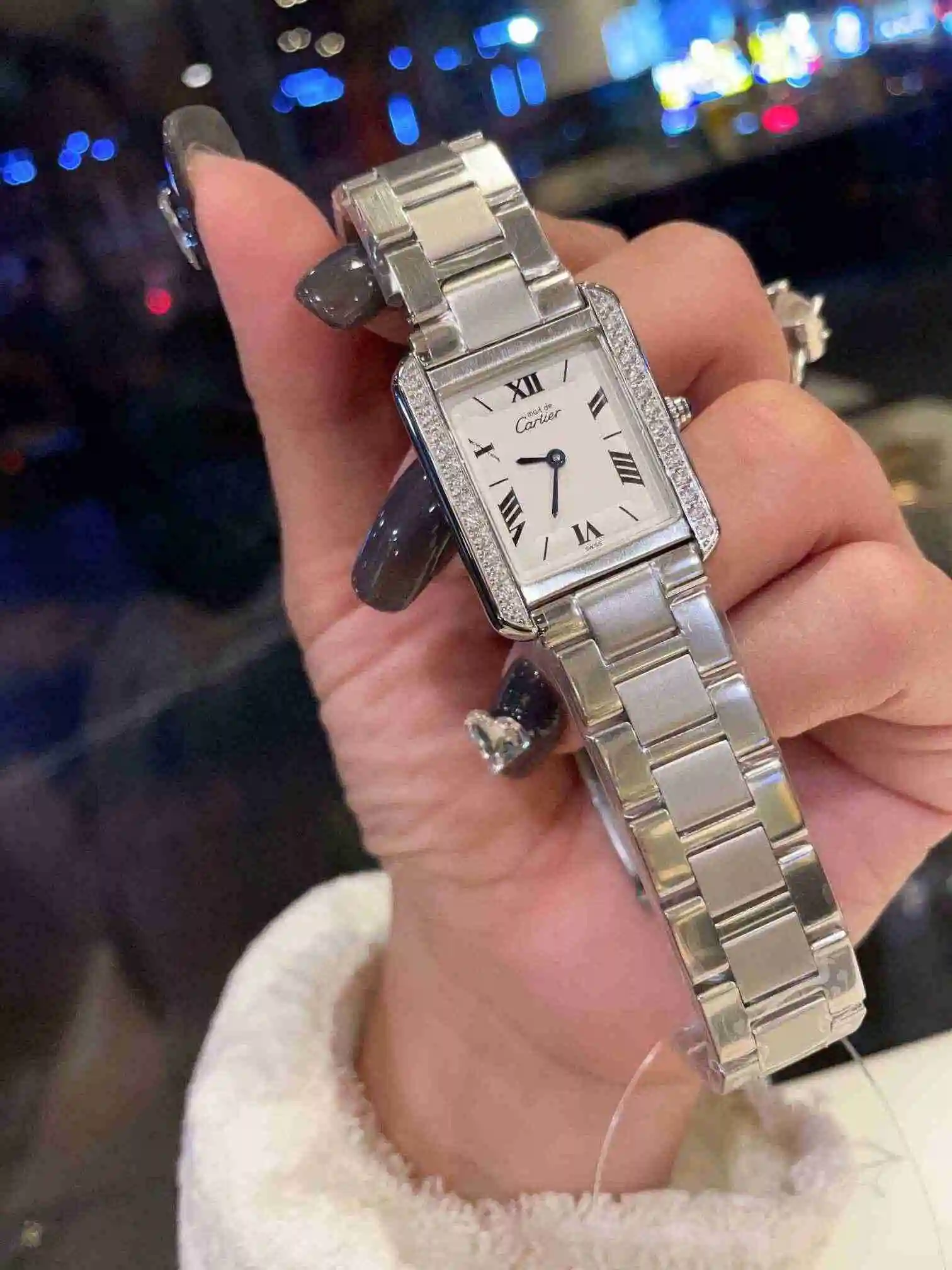 General Watches Cartier Watch Couple Watch Paired with Original Fully Automatic Mechanical Movement Top grade 316 Precision Steel Case Case with Mineral Super Strong Mirror Diameter 27MMX34MM KK03450 view 7