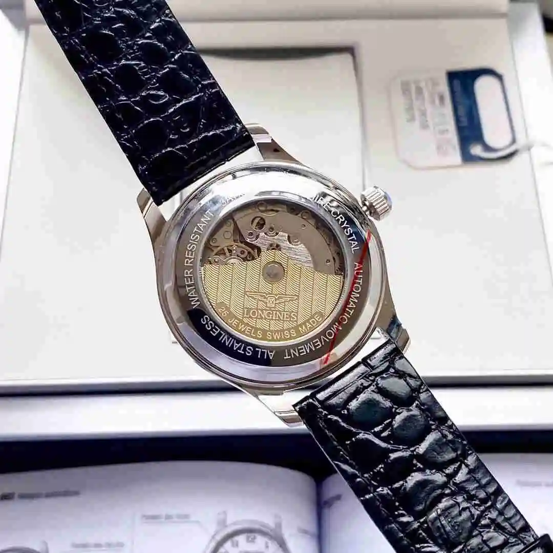 General Watches Longines Watch Men's Watch Paired with Original Fully Automatic Mechanical Movement Top Grade 316 Precision Steel Case with Mineral Super Strong Mirror Diameter 40mm KK04550 2 view 3