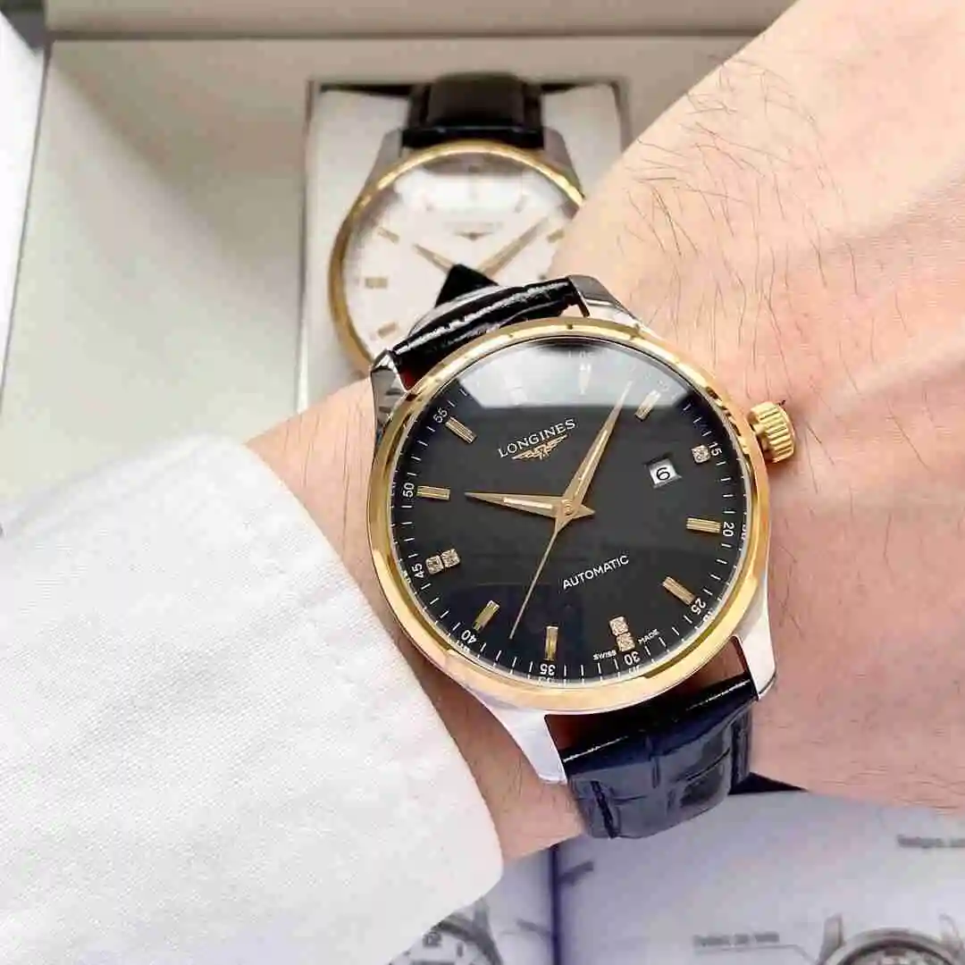 General Watches Longines Watch Men's Watch Paired with Original Fully Automatic Mechanical Movement Top Grade 316 Precision Steel Case with Mineral Super Strong Mirror Diameter 40mm KK04550 2 view 5