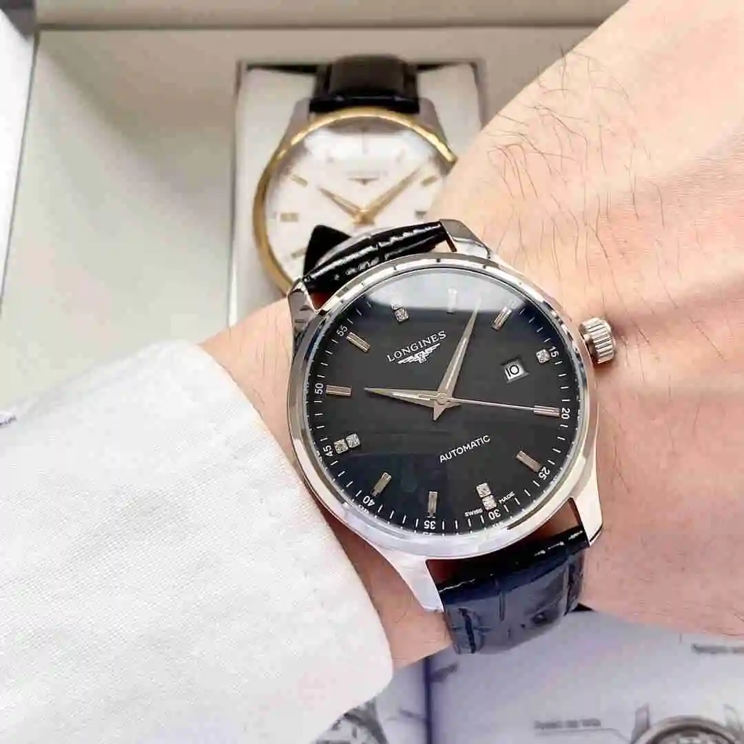 General Watches Longines Watch Men's Watch Paired with Original Fully Automatic Mechanical Movement Top Grade 316 Precision Steel Case with Mineral Super Strong Mirror Diameter 40mm KK04550 2 view 6