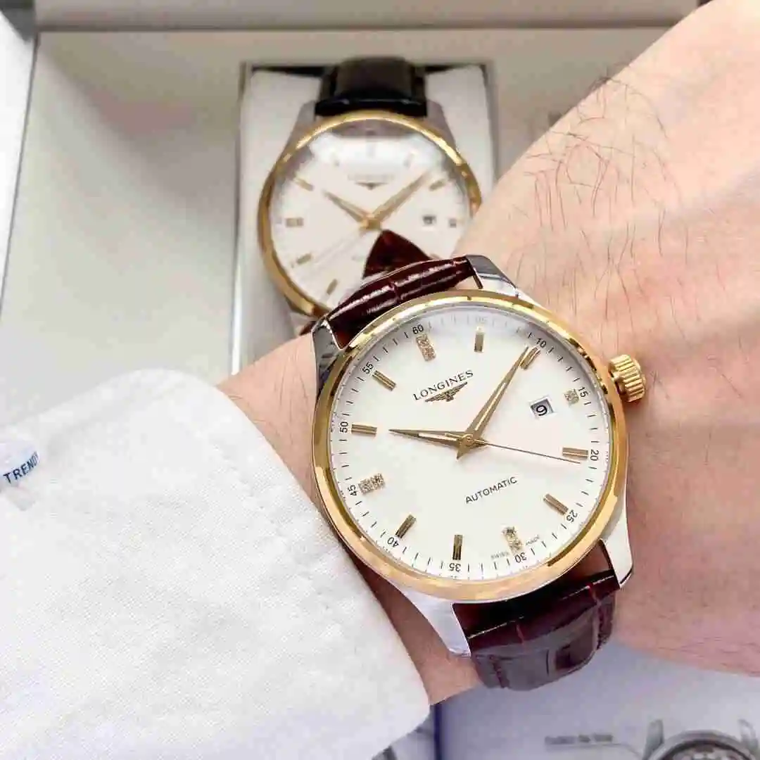 General Watches Longines Watch Men's Watch Paired with Original Fully Automatic Mechanical Movement Top Grade 316 Precision Steel Case with Mineral Super Strong Mirror Diameter 40mm KK04550 2 view 7