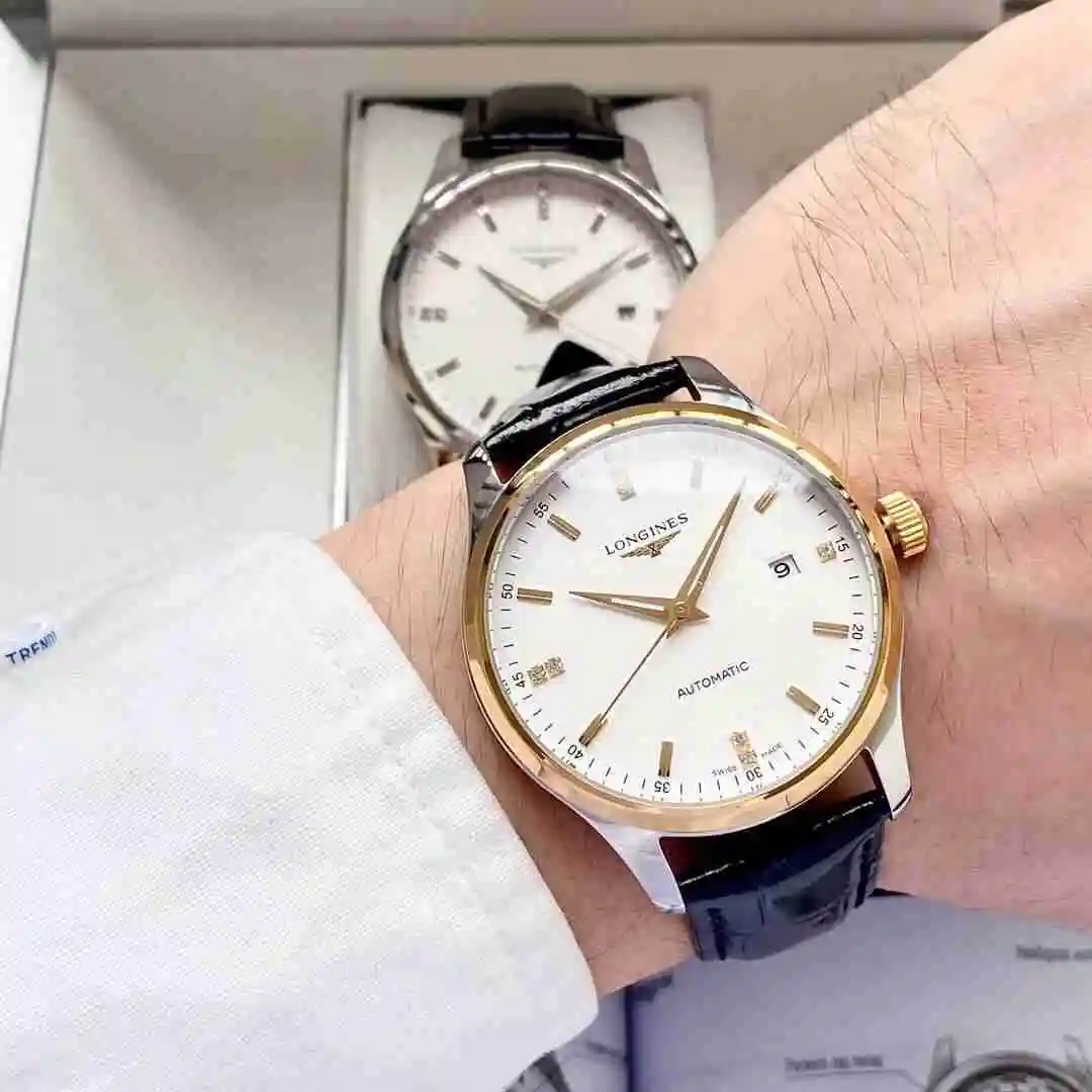 General Watches Longines Watch Men's Watch Paired with Original Fully Automatic Mechanical Movement Top Grade 316 Precision Steel Case with Mineral Super Strong Mirror Diameter 40mm KK04550 2 view 8