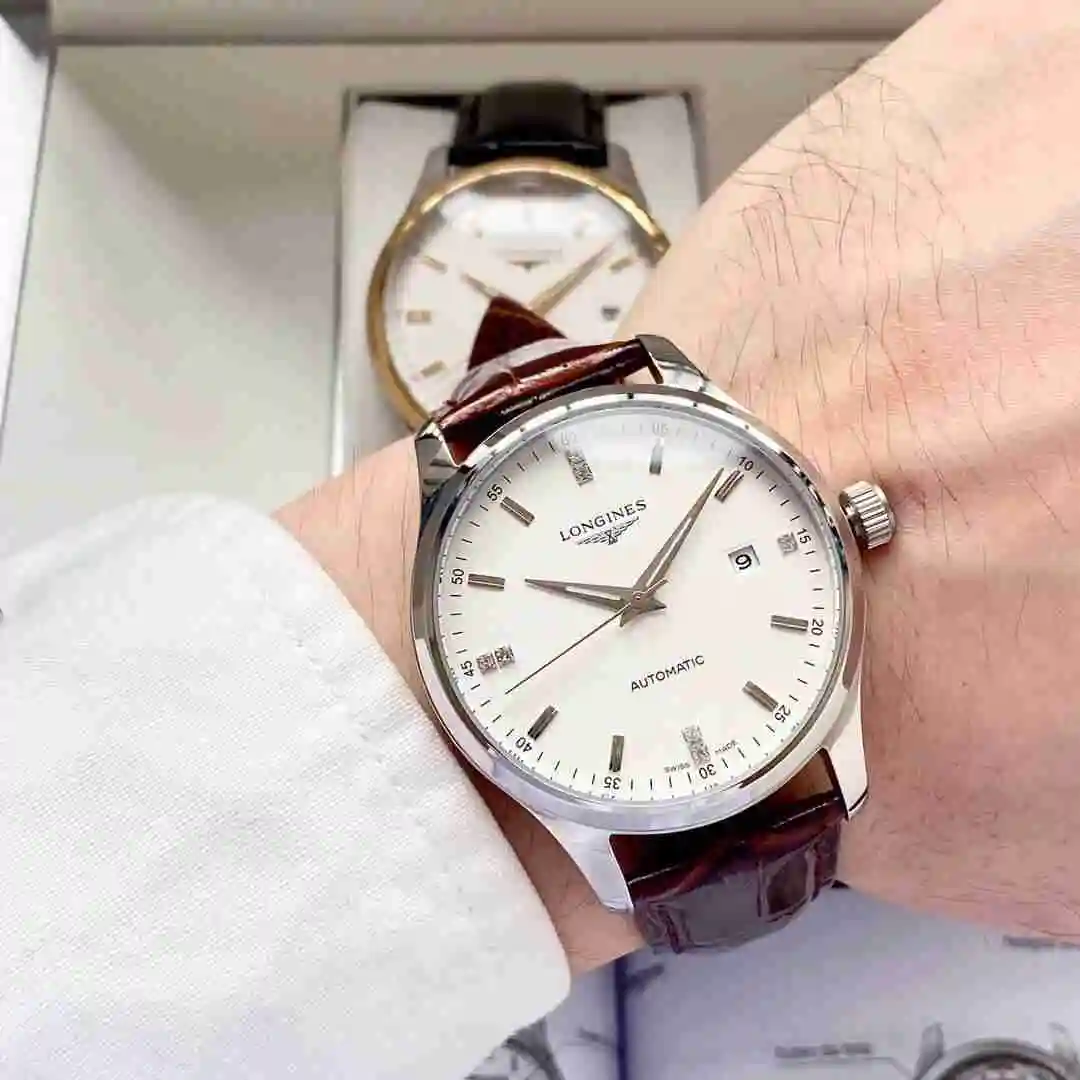 General Watches Longines Watch Men's Watch Paired with Original Fully Automatic Mechanical Movement Top Grade 316 Precision Steel Case with Mineral Super Strong Mirror Diameter 40mm KK04550 2 view 9