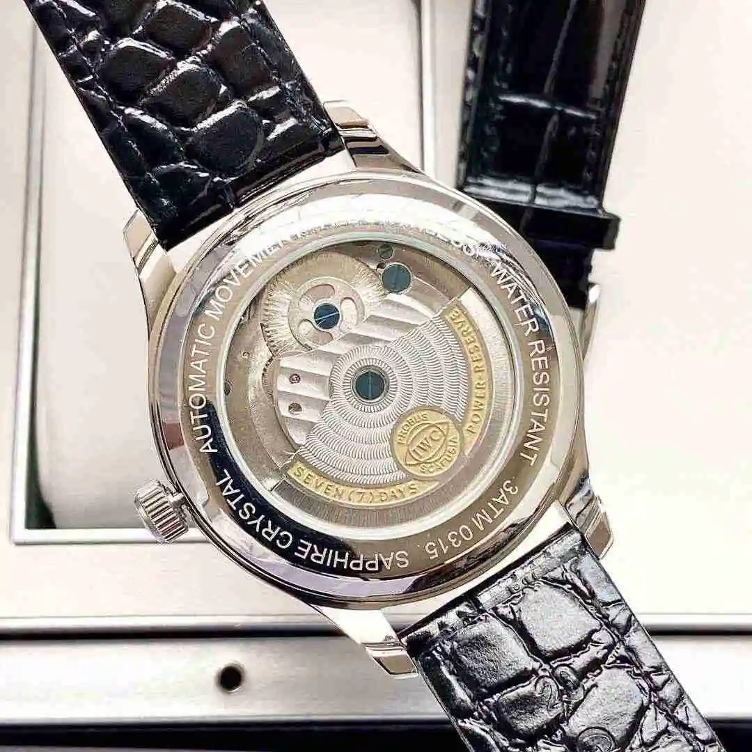 General Watches IWC Wanguo Watch Men's Watch Paired with Original Fully Automatic Mechanical Movement Top Grade 316 Precision Steel Case with Mineral Super Strong Mirror Diameter 42mm KK05 2 view 3