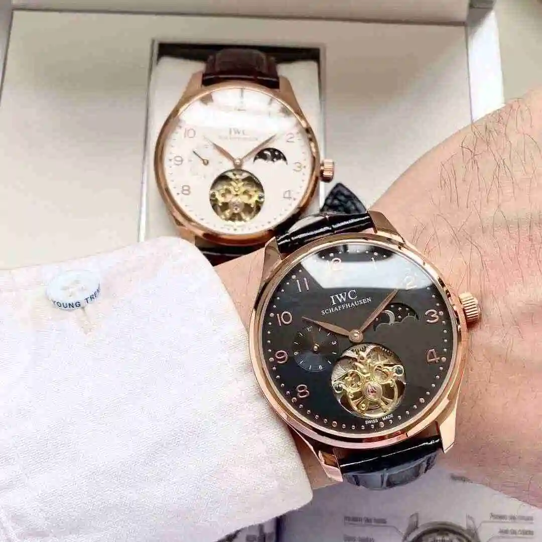 General Watches IWC Wanguo Watch Men's Watch Paired with Original Fully Automatic Mechanical Movement Top Grade 316 Precision Steel Case with Mineral Super Strong Mirror Diameter 42mm KK05 2 view 4