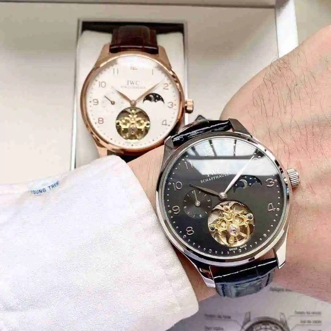 General Watches IWC Wanguo Watch Men's Watch Paired with Original Fully Automatic Mechanical Movement Top Grade 316 Precision Steel Case with Mineral Super Strong Mirror Diameter 42mm KK05 2 view 5