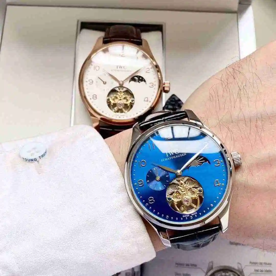 General Watches IWC Wanguo Watch Men's Watch Paired with Original Fully Automatic Mechanical Movement Top Grade 316 Precision Steel Case with Mineral Super Strong Mirror Diameter 42mm KK05 2 view 6