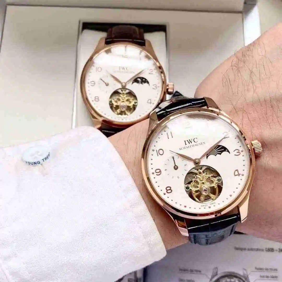 General Watches IWC Wanguo Watch Men's Watch Paired with Original Fully Automatic Mechanical Movement Top Grade 316 Precision Steel Case with Mineral Super Strong Mirror Diameter 42mm KK05 2 view 8
