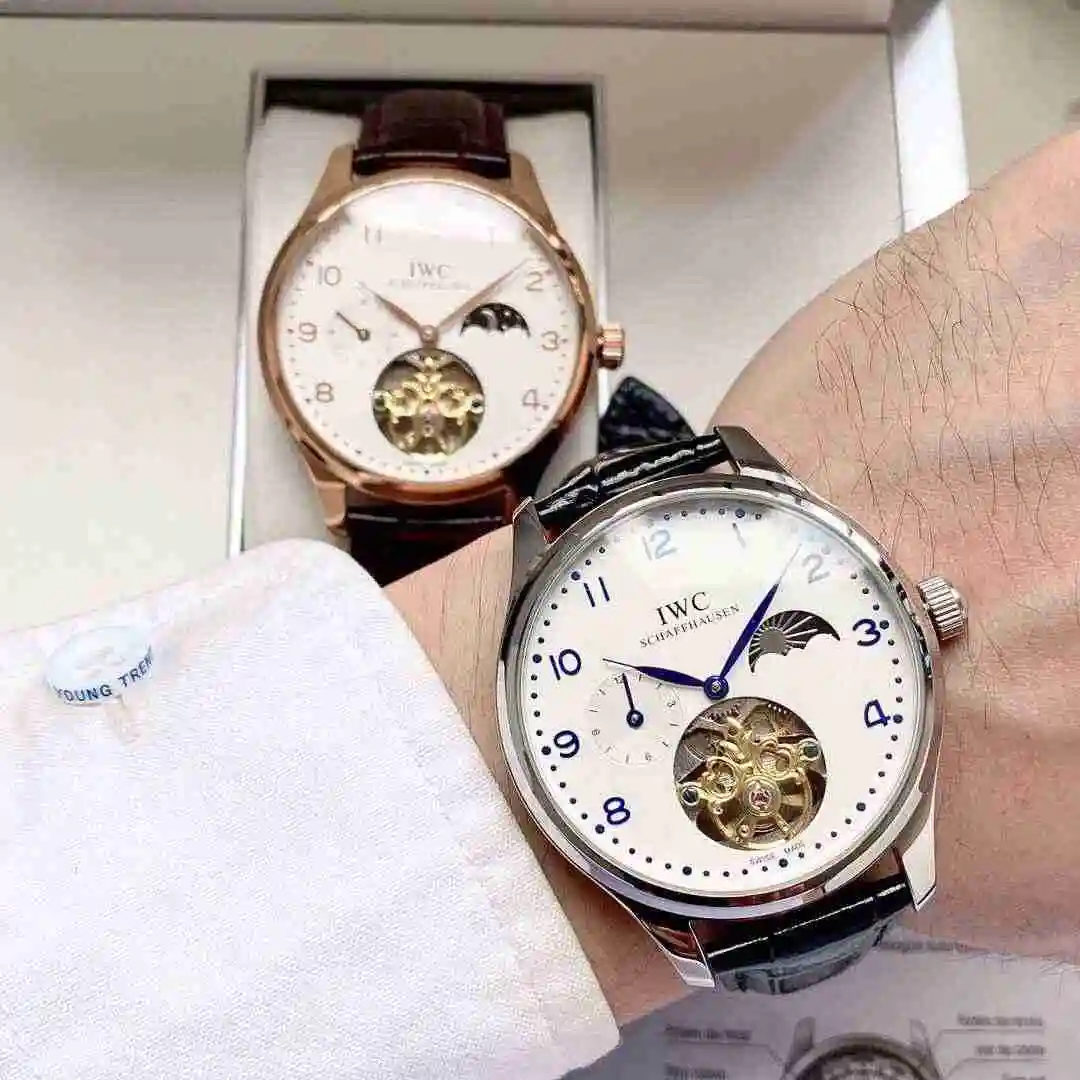 General Watches IWC Wanguo Watch Men's Watch Paired with Original Fully Automatic Mechanical Movement Top Grade 316 Precision Steel Case with Mineral Super Strong Mirror Diameter 42mm KK05 2 view 9