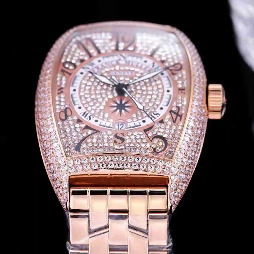 General Watches Franck Muller Frank Watch Men's Watch Paired with Original Fully Automatic Mechanical Movement Top Grade 316 Precision Steel Case with Mineral Super Strong Mirror Diameter 40mm KK04250 2 view 4