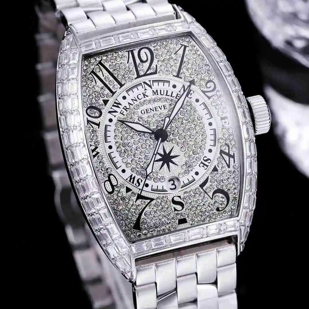 General Watches Franck Muller Frank Watch Men's Watch Paired with Original Fully Automatic Mechanical Movement Top Grade 316 Precision Steel Case with Mineral Super Strong Mirror Diameter 40mm KK04250 2 view 6