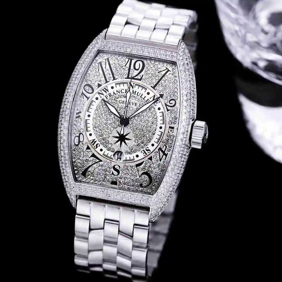 General Watches Franck Muller Frank Watch Men's Watch Paired with Original Fully Automatic Mechanical Movement Top Grade 316 Precision Steel Case with Mineral Super Strong Mirror Diameter 40mm KK04250 2 view 8