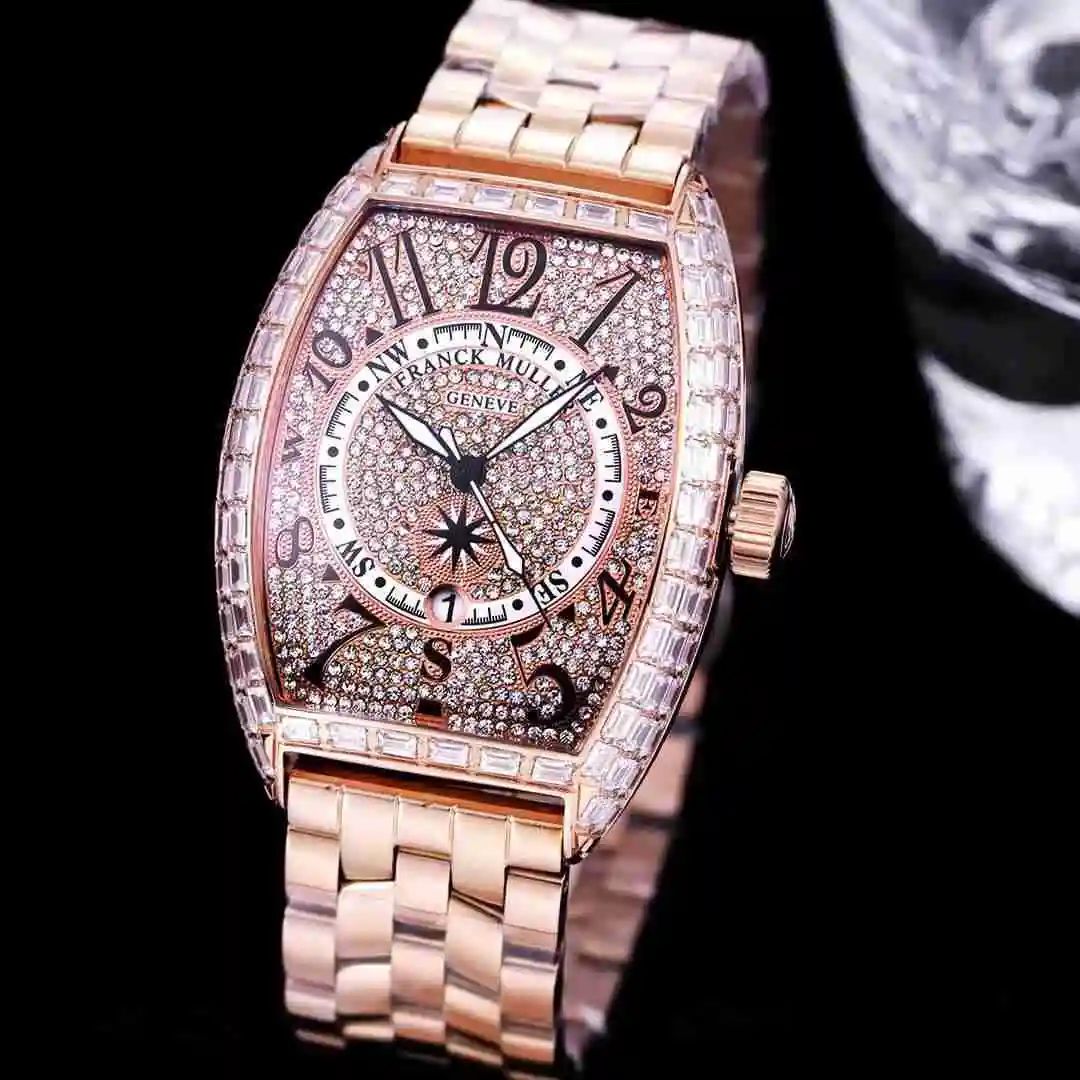 General Watches Franck Muller Frank Watch Men's Watch Paired with Original Fully Automatic Mechanical Movement Top Grade 316 Precision Steel Case with Mineral Super Strong Mirror Diameter 40mm KK04250 2 view 9