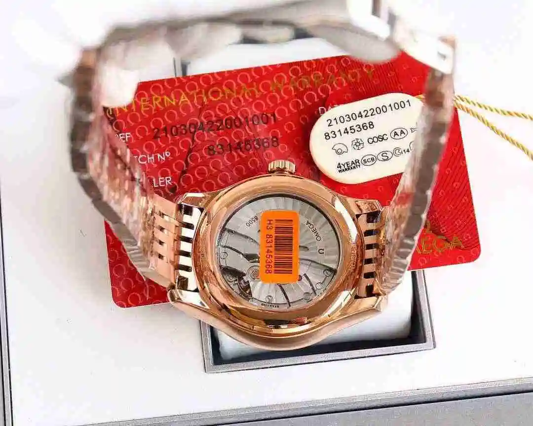 General Watches Omega Watch Men's Watch Paired with Original Fully Automatic Mechanical Movement Top Grade 316 Precision Steel Case with Mineral Super Strong Mirror Diameter 40mm KK05800 4 view 4