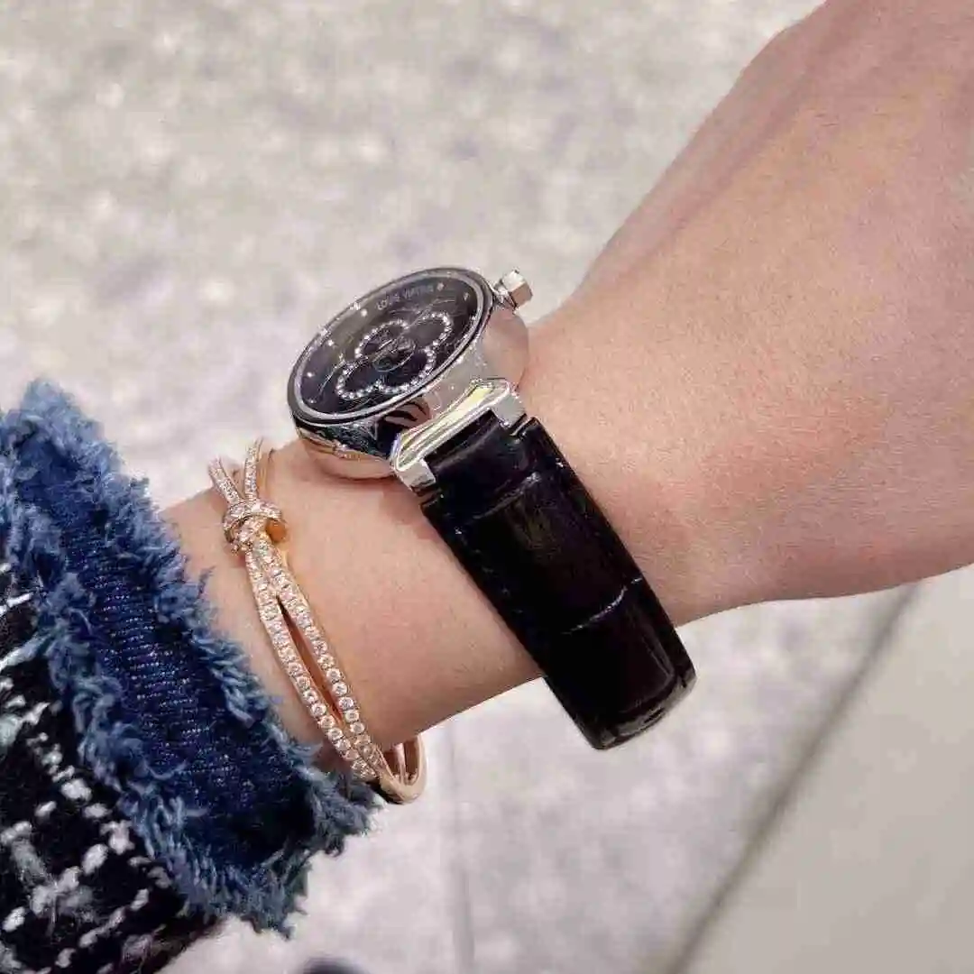General Watches LV watch for women with original fully automatic mechanical movement, top grade 316 precision steel case with mineral super strong mirror surface KK02350 view 4