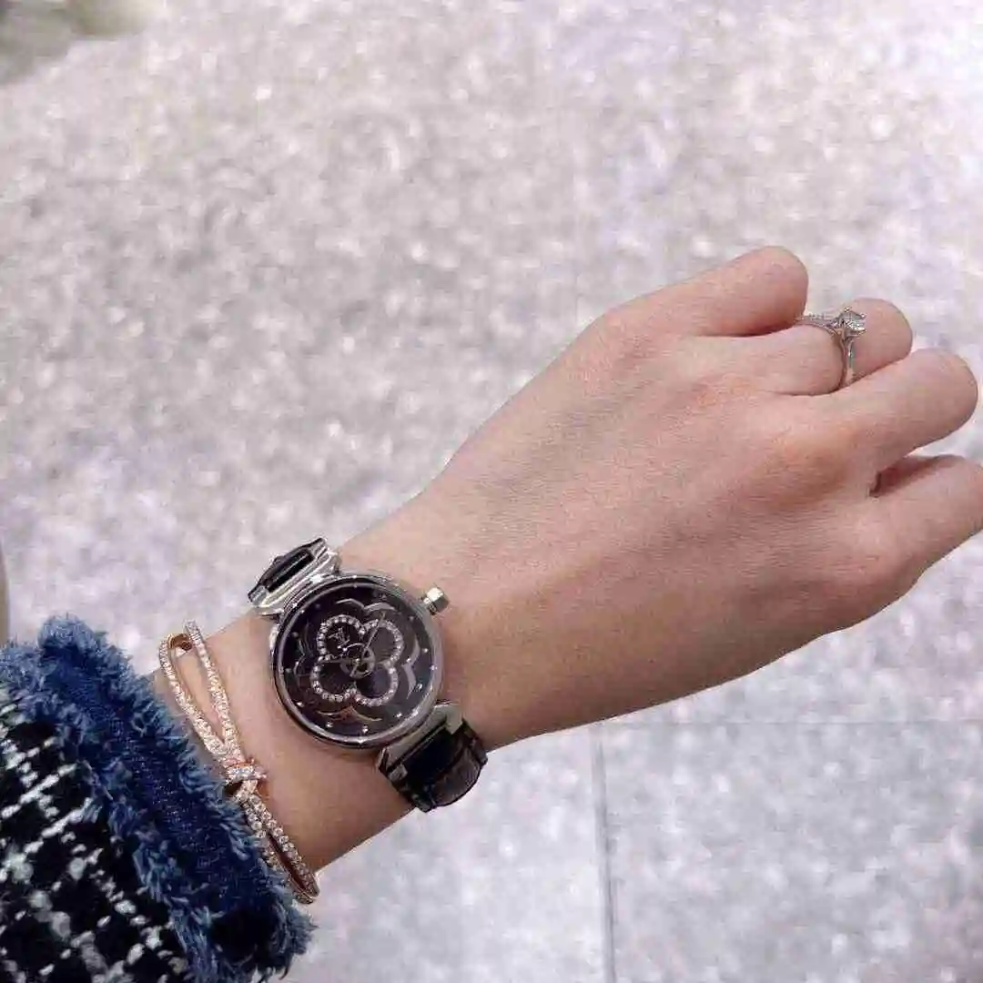 General Watches LV watch for women with original fully automatic mechanical movement, top grade 316 precision steel case with mineral super strong mirror surface KK02350 view 5