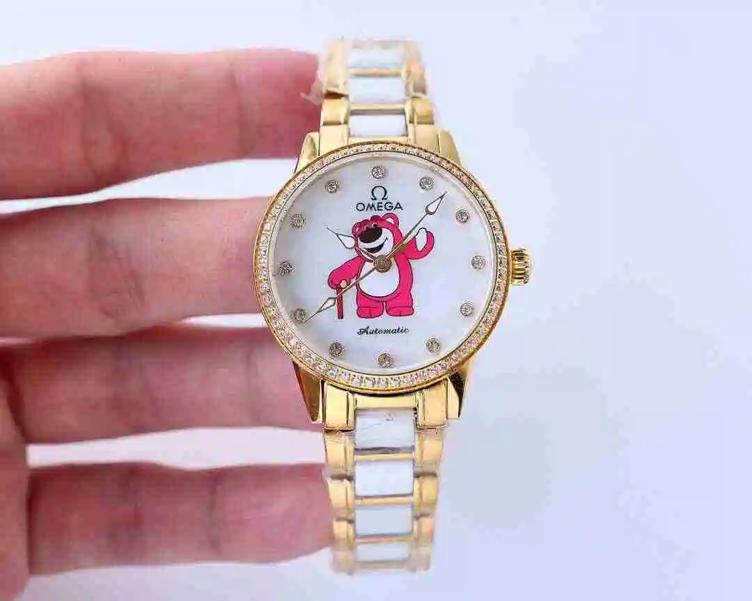 General Watches Omega Watch Women's Watch Paired with Original Fully Automatic Mechanical Movement Top Grade 316 Precision Steel Case with Mineral Super Strong Mirror Diameter 33mm kk07500 view 7