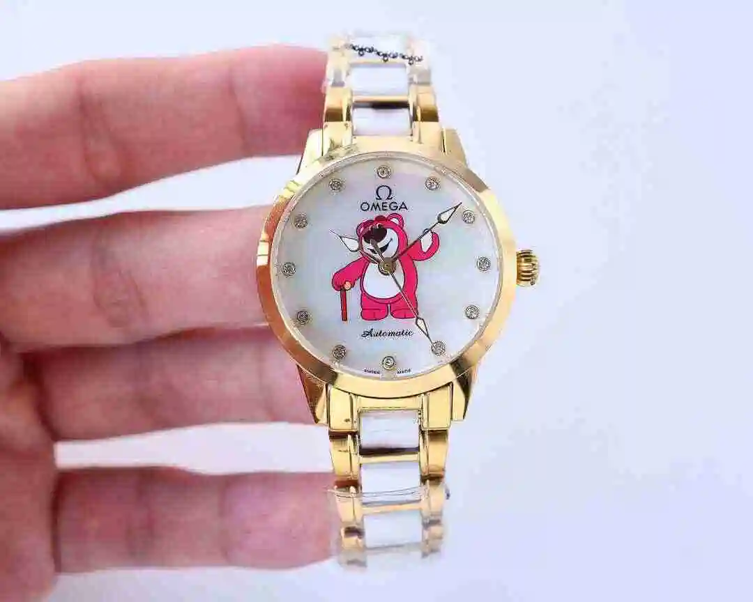 General Watches Omega Watch Women's Watch Paired with Original Fully Automatic Mechanical Movement Top Grade 316 Precision Steel Case with Mineral Super Strong Mirror Diameter 33mm kk07500 view 9