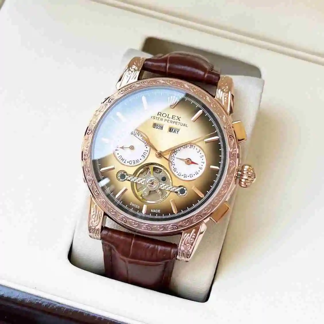 General Watches Rolex Watch Men's Watch Paired with Original Fully Automatic Mechanical Movement Top Grade 316 Precision Steel Case with Mineral Super Strong Mirror Diameter 42mm KK05850 view 9